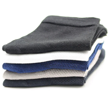 Men’s Bamboo Fiber Mesh Socks 10 Pairs