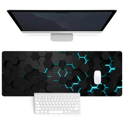 Hexagon Extended Desk Mat