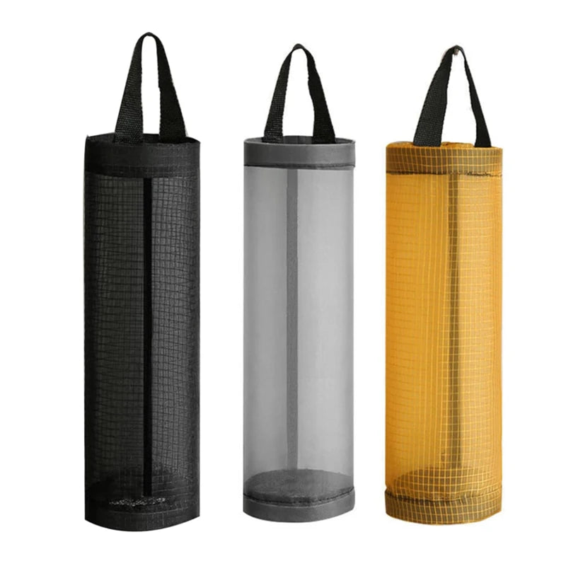 Wall-Mounted Grocery Bag Holder Dispenser