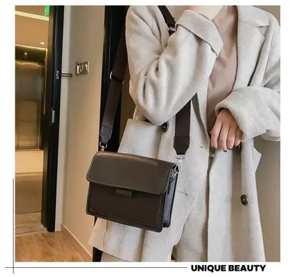 Women’s PU Leather Crossbody Flap Bag