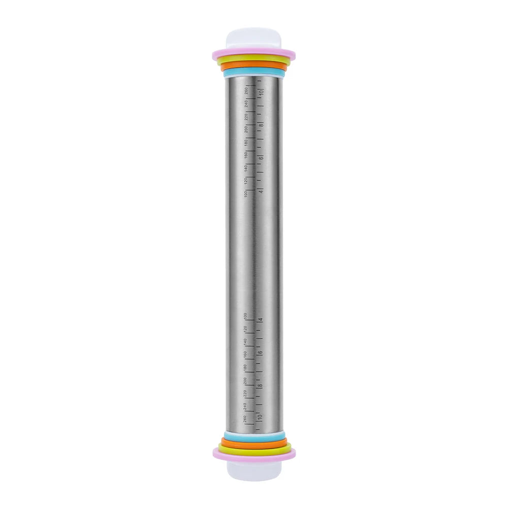 13.78 Inch Stainless Steel Adjustable Rolling Pin