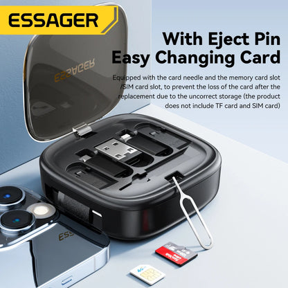 Essager 60W Retractable USB-C Cable Storage Box