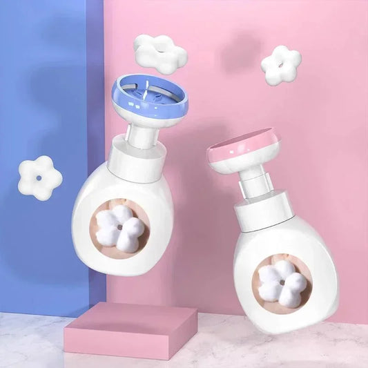 Flower-Shaped Foam Soap Dispenser for Hand Wash & Facial Cleanser