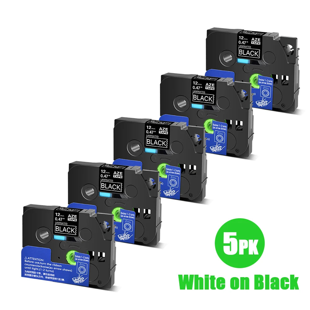 Laminated Label Tape for Brother Label Makers