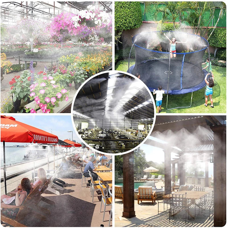 Outdoor Garden Misting Cooling System