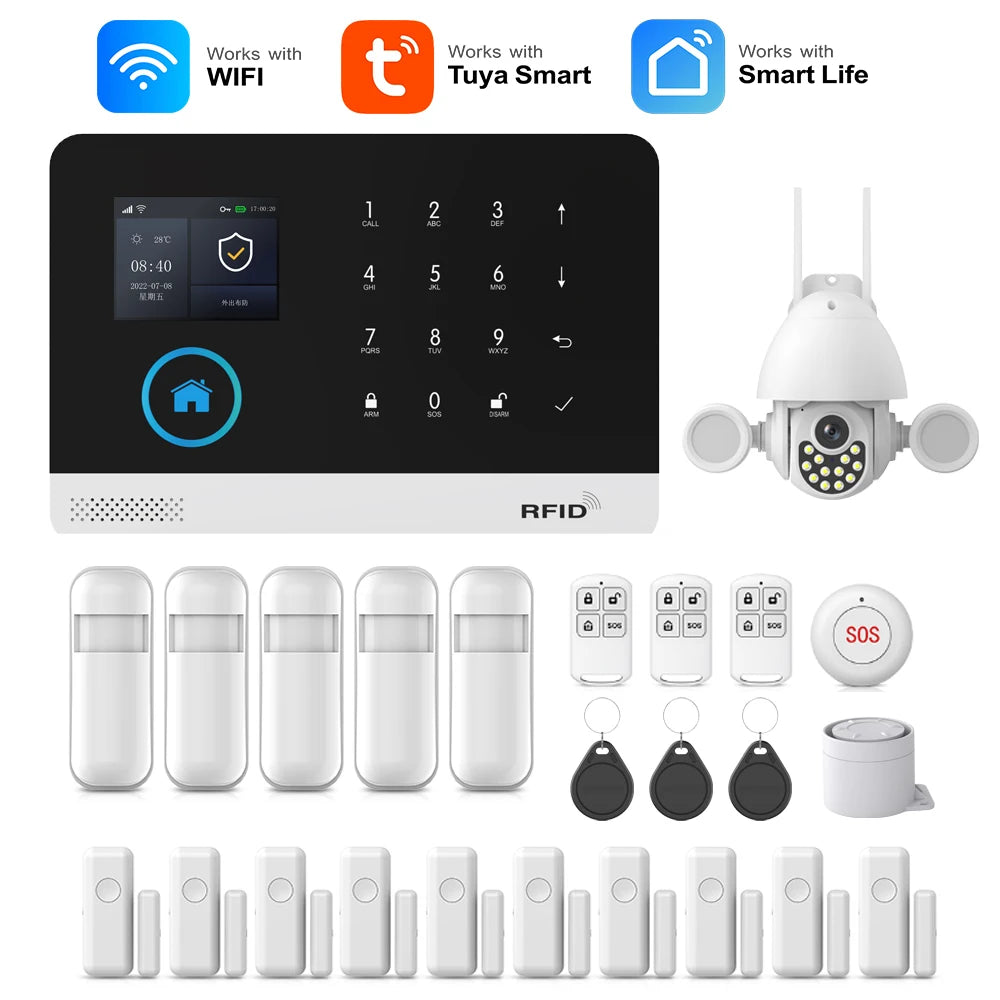 WiFi & GSM Security Alarm Kit