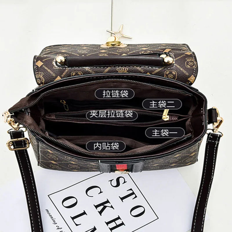 Women’s Structured PU Shoulder Bag
