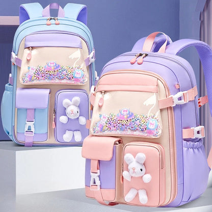 Girls Kawaii Lightweight Waterproof School Backpack