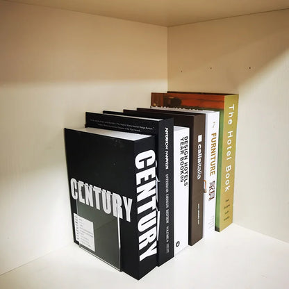 Clear Acrylic Bookends Set