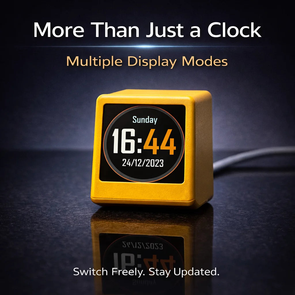 Smart WiFi Market Monitor Clock