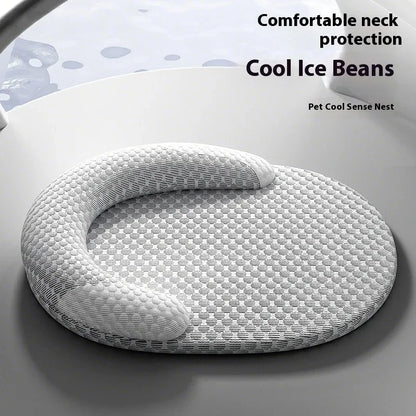 Premium Cooling Pet Lounger Bed
