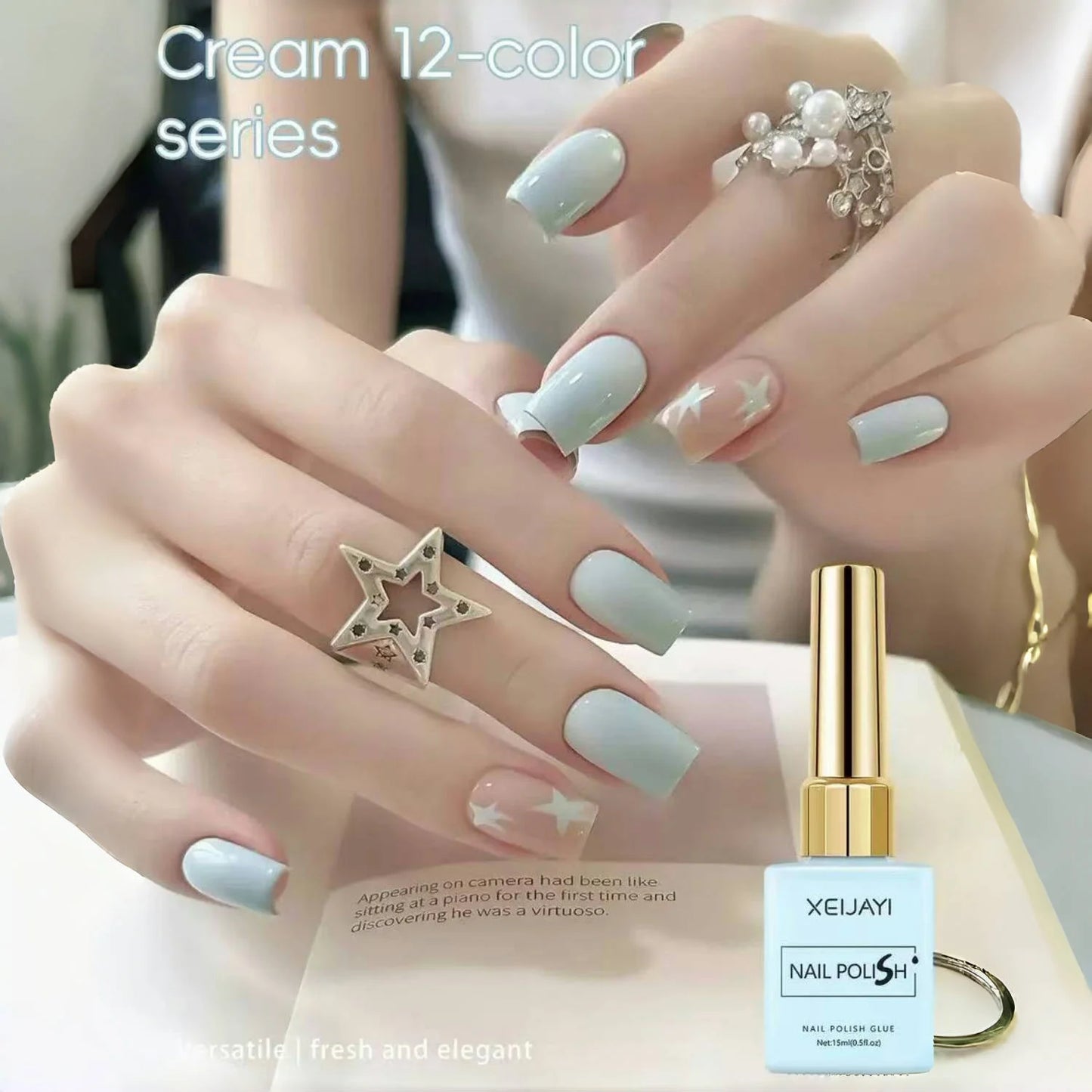 12 Colors UV LED Gel Nail Polish