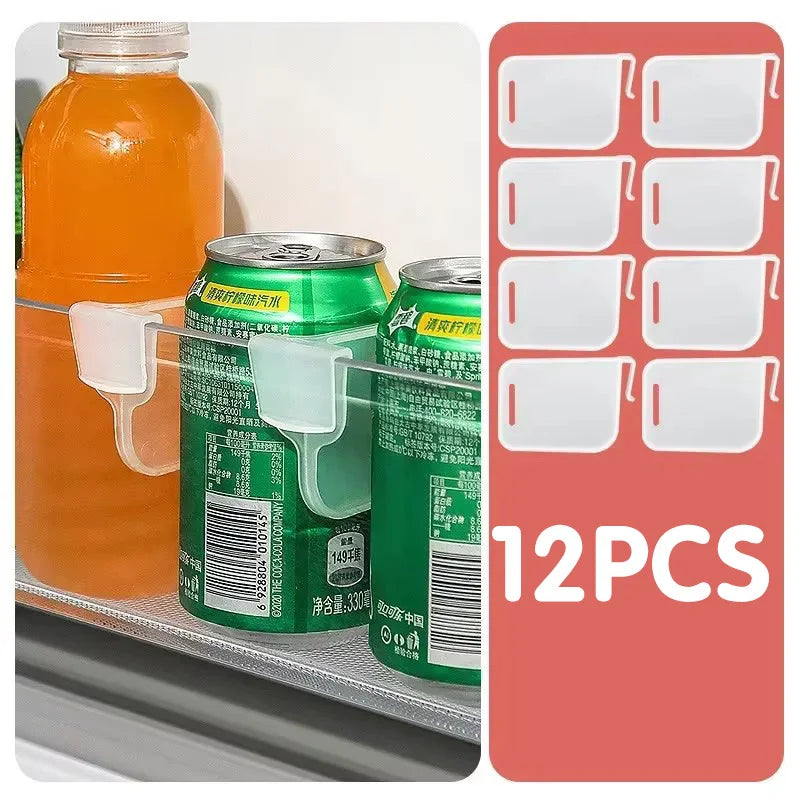 Adjustable Refrigerator Storage Divider Clips