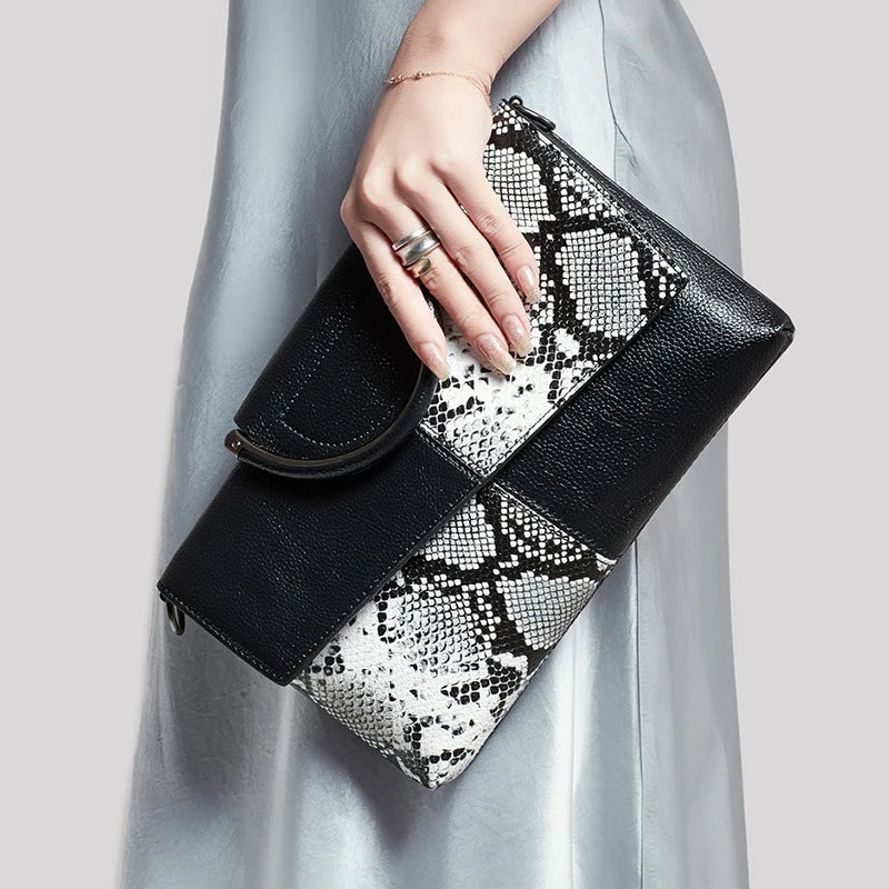 Soft PU Leather Flap Handbag
