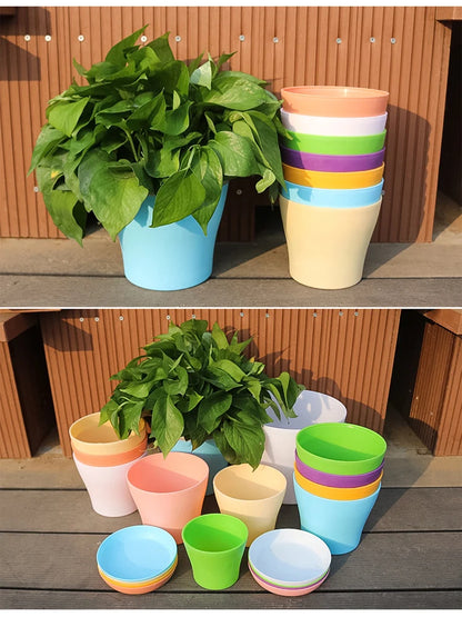 Mini Flower Pot with Tray