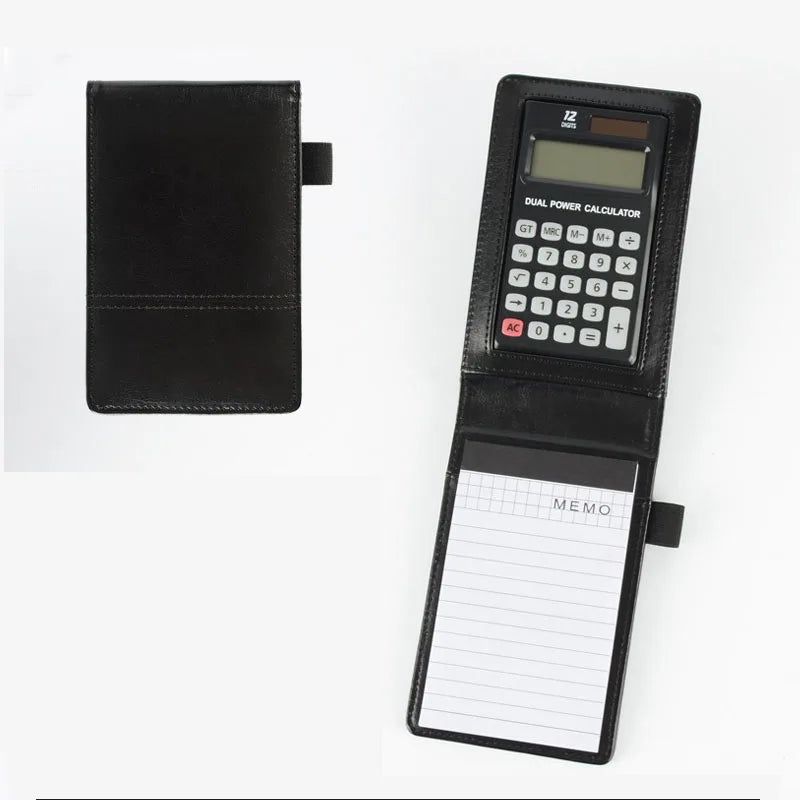 A7 Business Organizer Notebook with Calculator & Sticky Notes