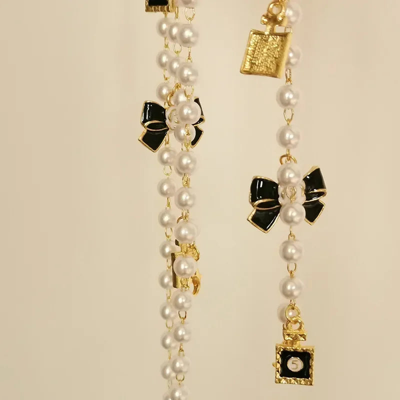 Pearl Bow Glasses Chain