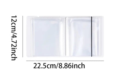 Portable PP Photo Storage Album for Photos, Cards & Collectibles