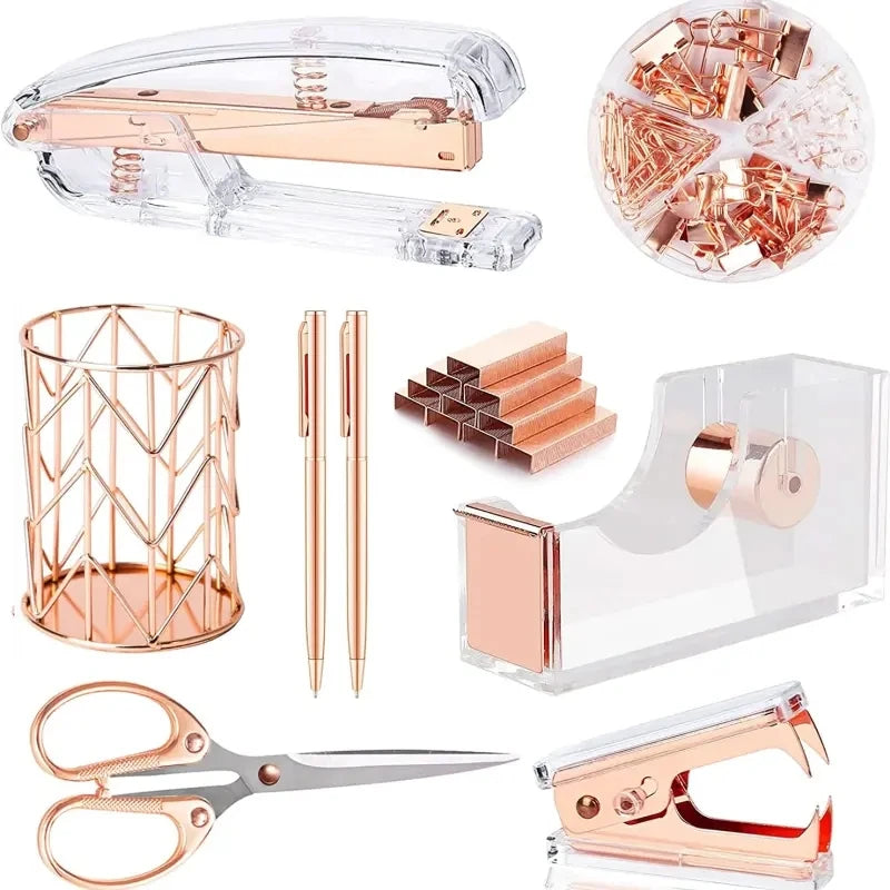 Luxury Acrylic Office Desk Set