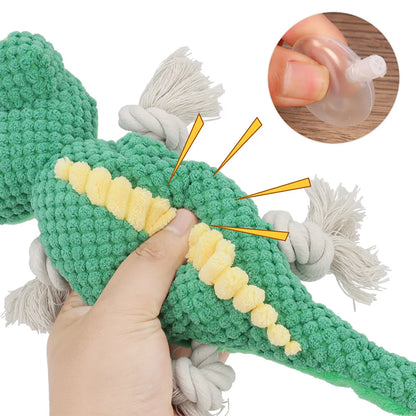 Lizard Shape Rope Dog Toy