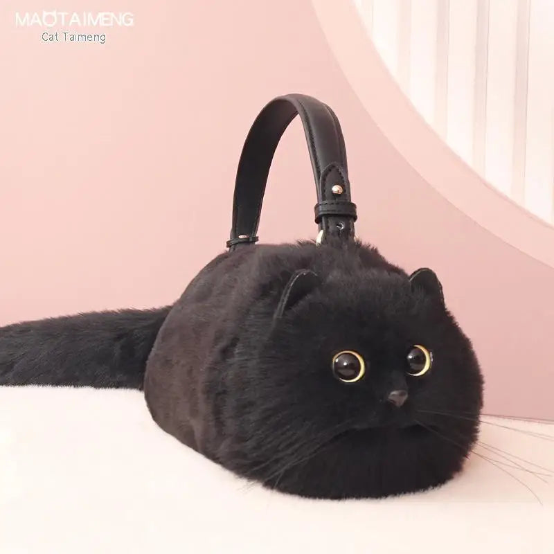 Cute Plush Cat Shoulder Bag Carrier