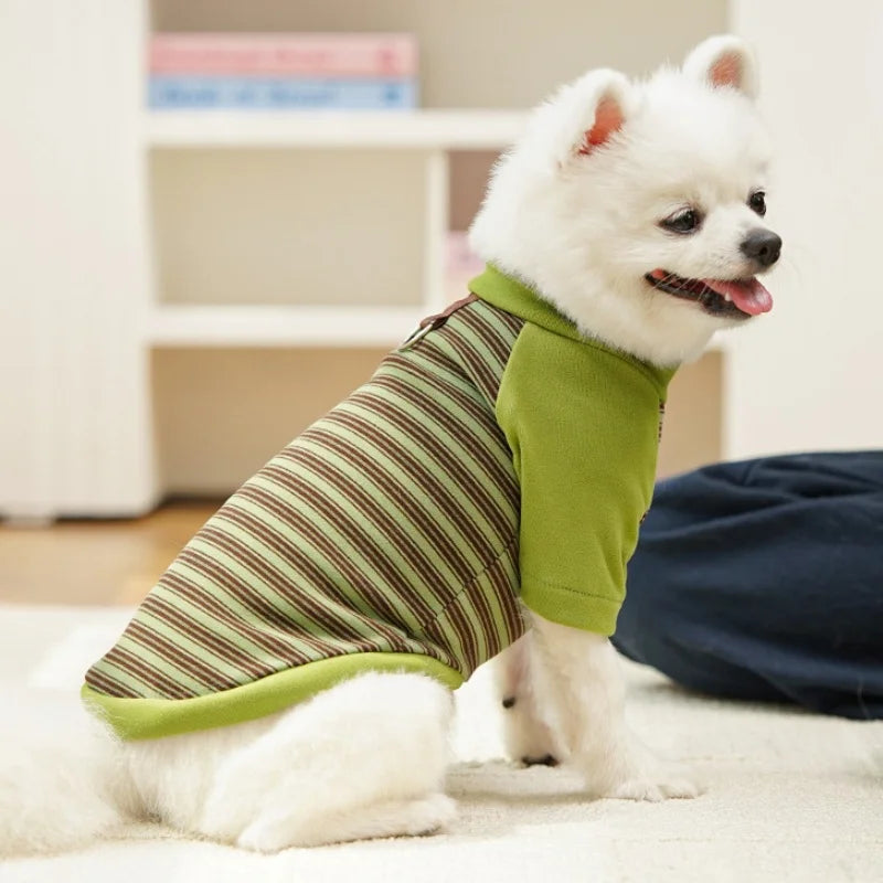 Striped Pet Pullover Shirt
