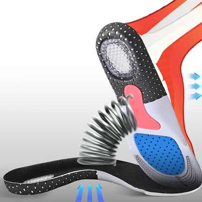 Silicone Gel Sports Insoles with Arch Support
