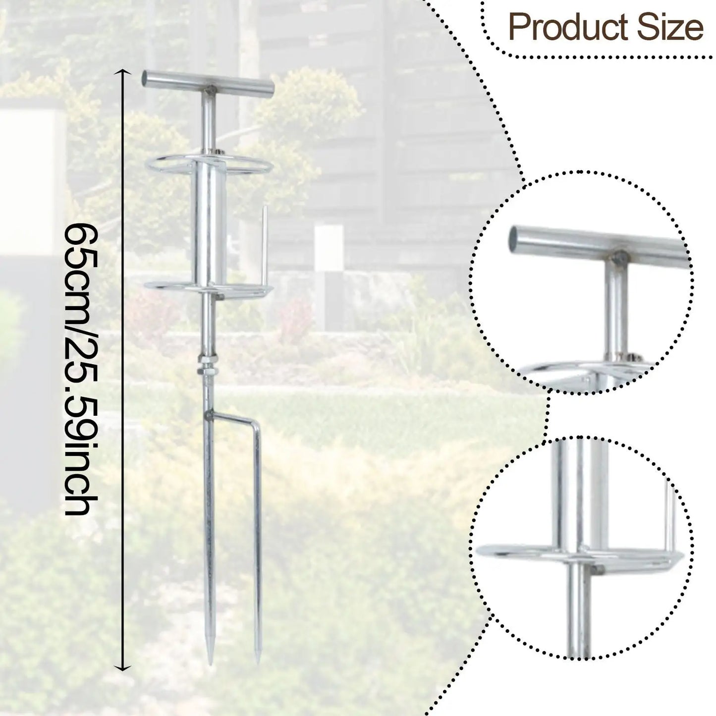 Heavy Duty Garden Hose Guide Stake