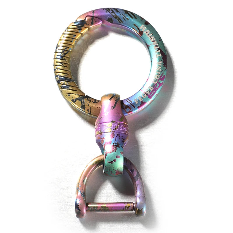 Titanium 360° Rotatable Keychain