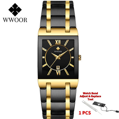 WWOOR Brand Luxury Gold Bracelet for Men