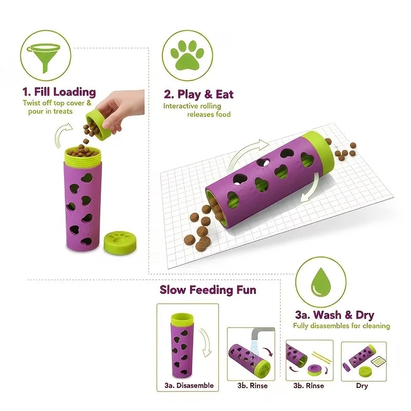 Interactive Slow Feeder Treat Toy