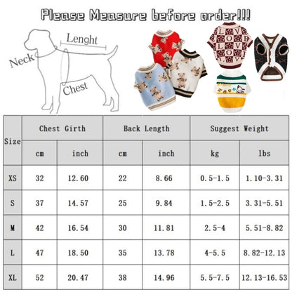 Knitted Cardigan Sweater for Small Dogs