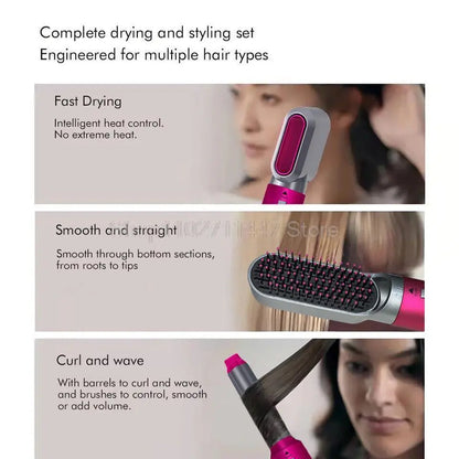 5 in 1 Hair Straightener And Curling Iron