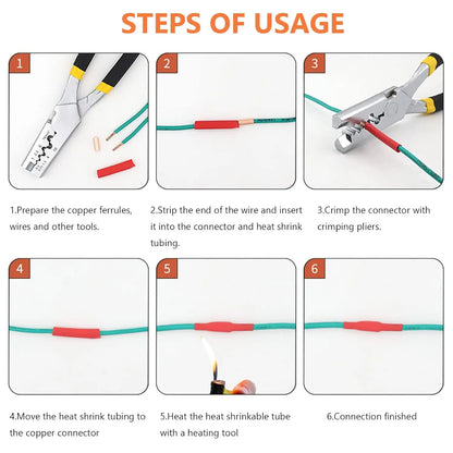 Copper Wire Ferrules Crimp Terminal Kit