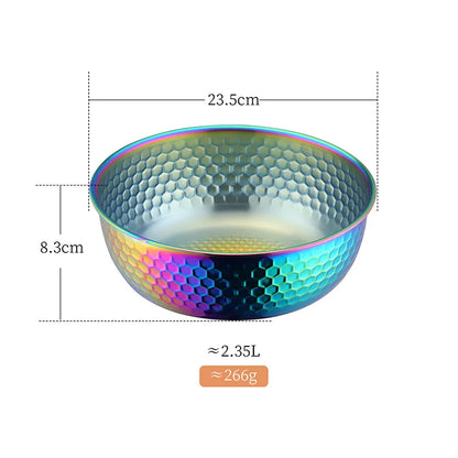 Stainless Steel Fruit Salad Bowl