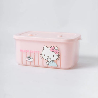 Cute Cartoon Food Storage & Washing Container