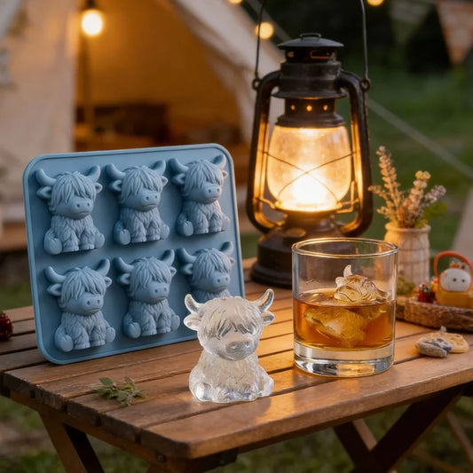 Highland Cow Silicone Ice Cube Mold