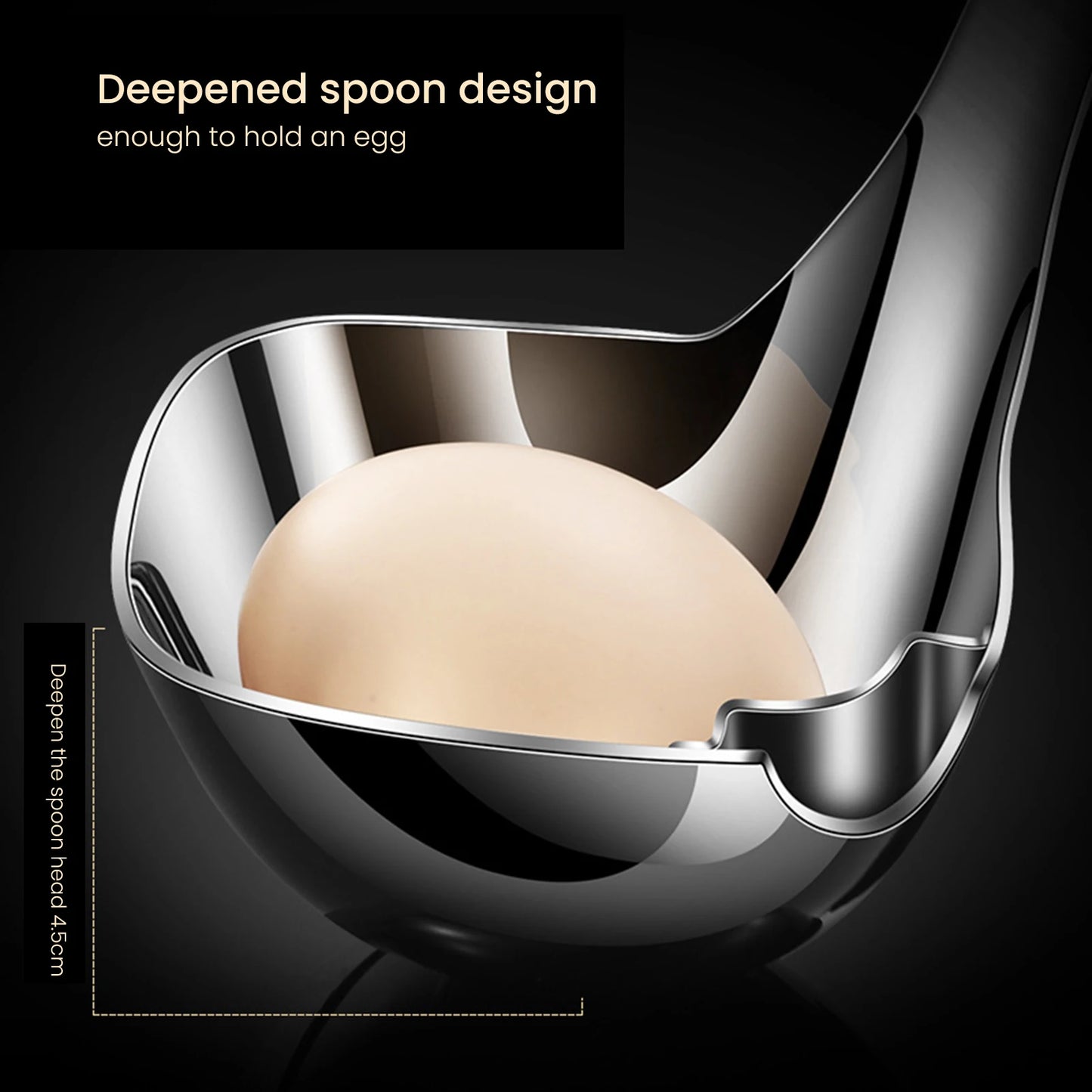 Stainless Steel Oil Separator Ladle with Pour Spout