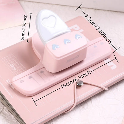 Mini 3-Hole Paper Punch for Loose Leaf Planners & Scrapbooking