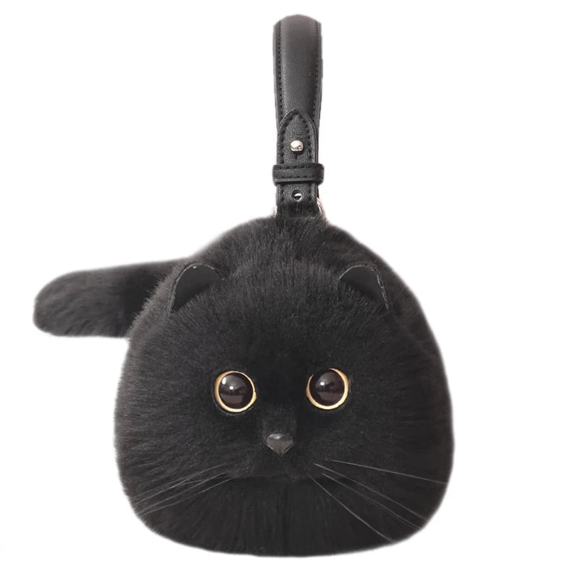 Cute Plush Cat Shoulder Bag Carrier