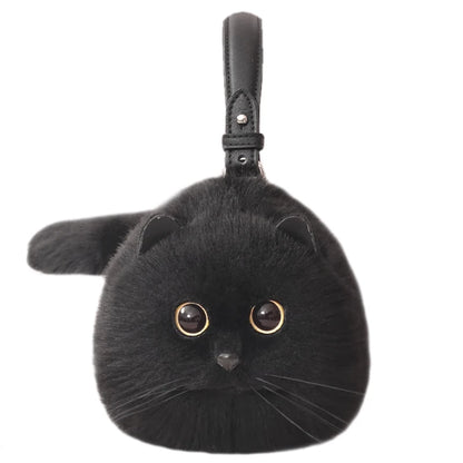Cute Plush Cat Shoulder Bag Carrier