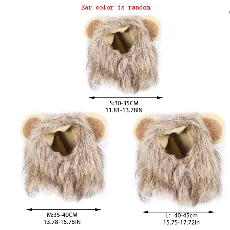 Lion Mane Costume for Cats & Dogs