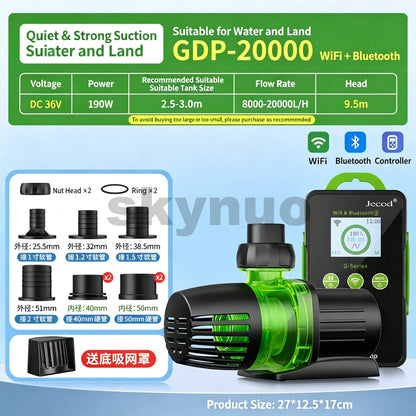 Jecod Smart WiFi & Bluetooth DC Submersible Water Pump
