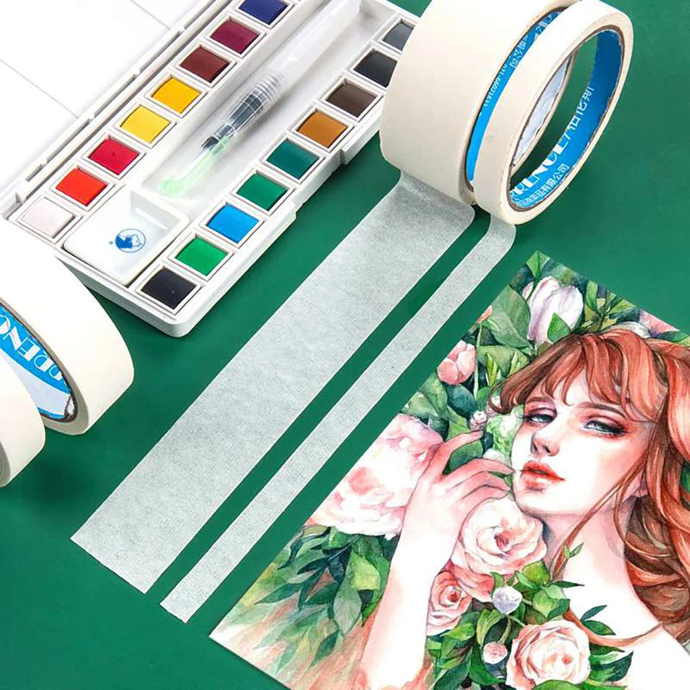 Writable White Masking Tape Roll