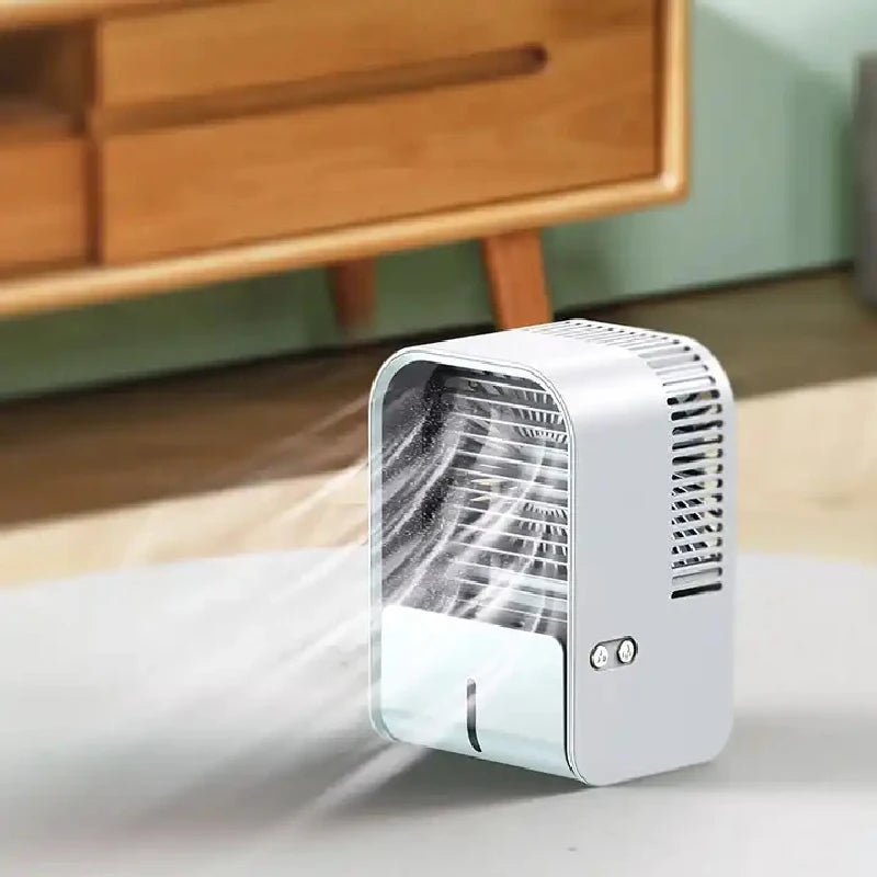 Portable USB Air Cooler Fan with Humidifier