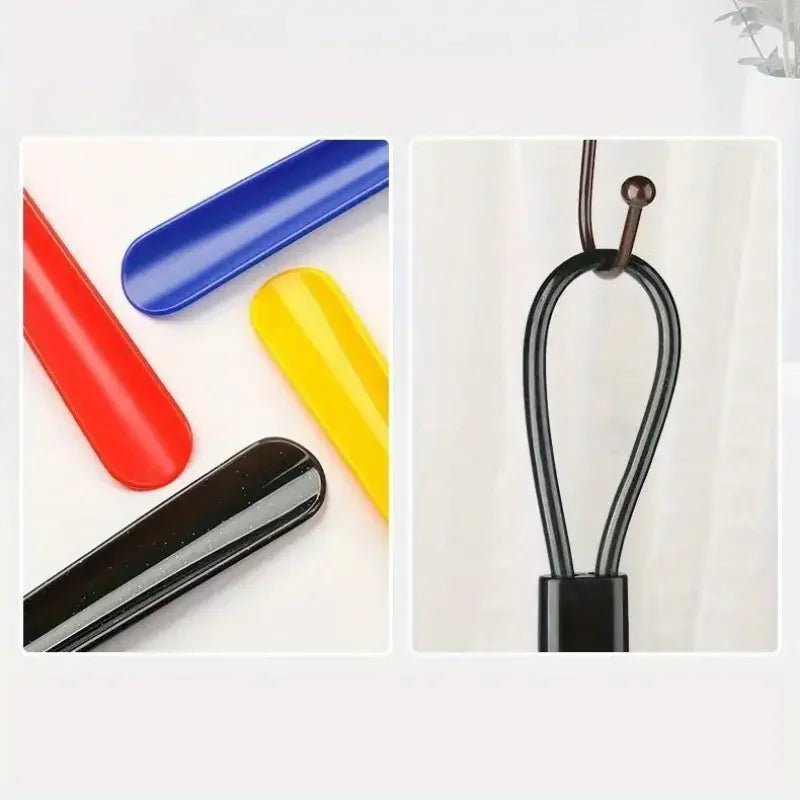 1Pc Extra Long Flexible Plastic Shoe Horn