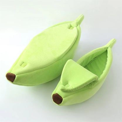 Funny Banana Pet Bed House for Cats & Small Dogs