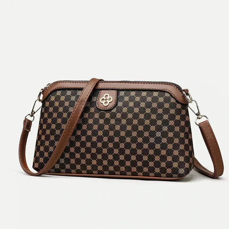Geometric Patchwork Crossbody Bag