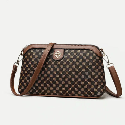 Geometric Patchwork Crossbody Bag