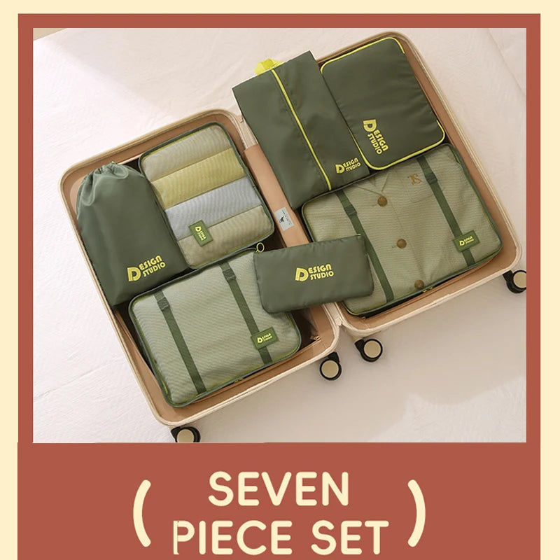 Travel Packing Cube Organiser Set